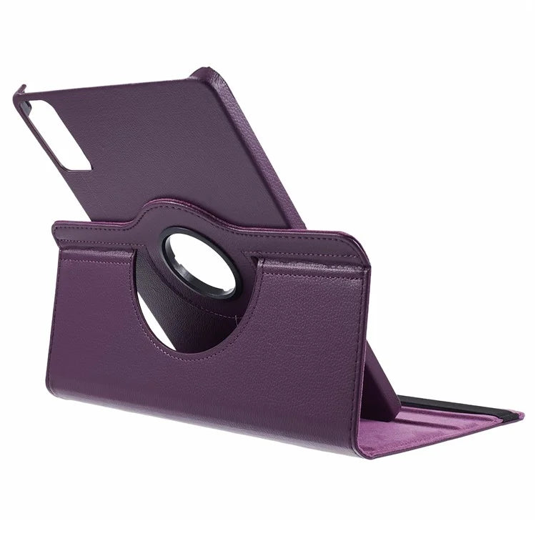 For Xiaomi Redmi Pad SE Case Litchi Texture PU Leather Protective Tablet Cover with Elastic Band