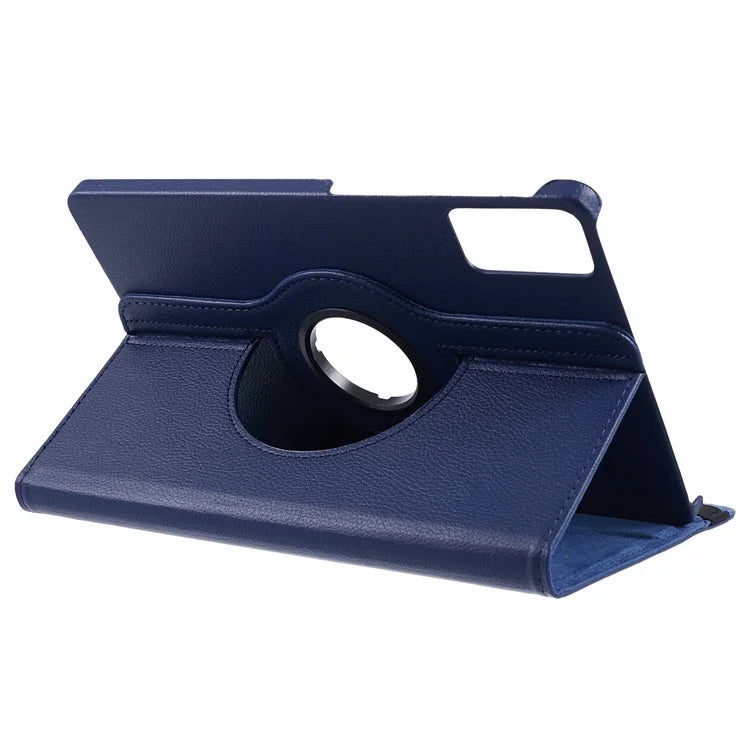 For Xiaomi Redmi Pad SE Case Litchi Texture PU Leather Protective Tablet Cover with Elastic Band