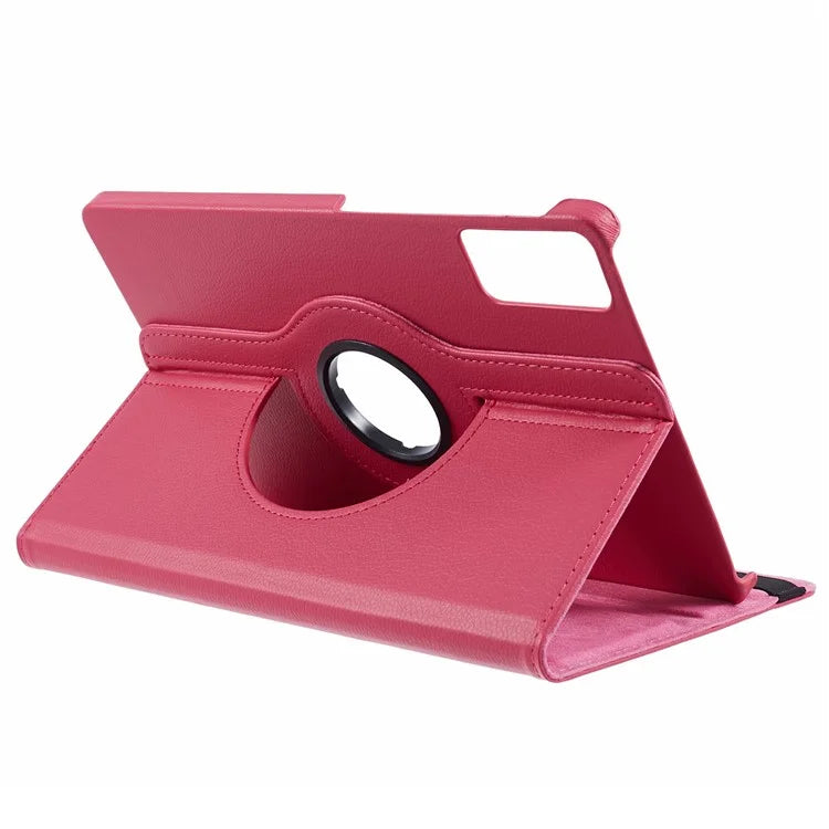 For Xiaomi Redmi Pad SE Case Litchi Texture PU Leather Protective Tablet Cover with Elastic Band
