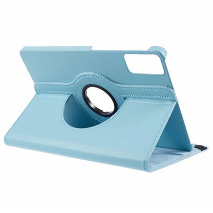 For Xiaomi Redmi Pad SE Case Litchi Texture PU Leather Protective Tablet Cover with Elastic Band