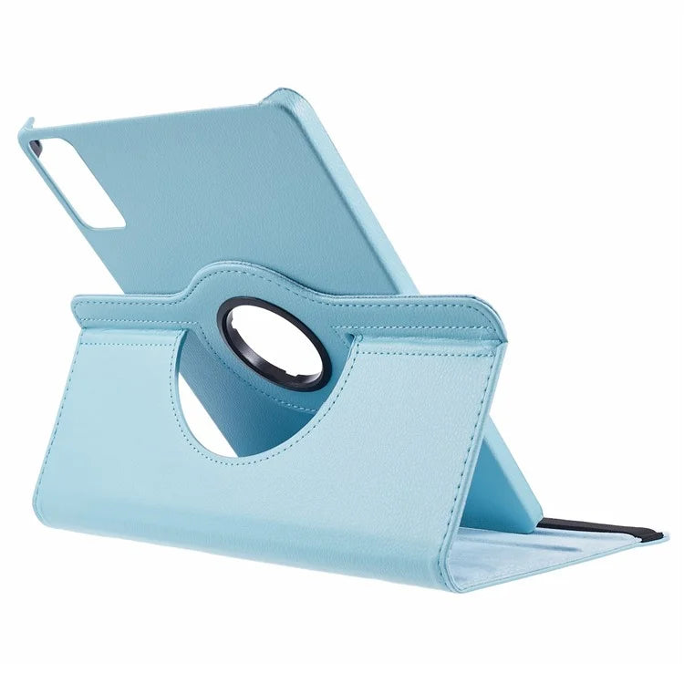 For Xiaomi Redmi Pad SE Case Litchi Texture PU Leather Protective Tablet Cover with Elastic Band