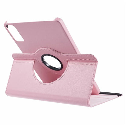 For Xiaomi Redmi Pad SE Case Litchi Texture PU Leather Protective Tablet Cover with Elastic Band