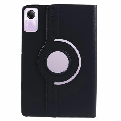 For Xiaomi Redmi Pad SE Case Litchi Texture PU Leather Protective Tablet Cover with Elastic Band