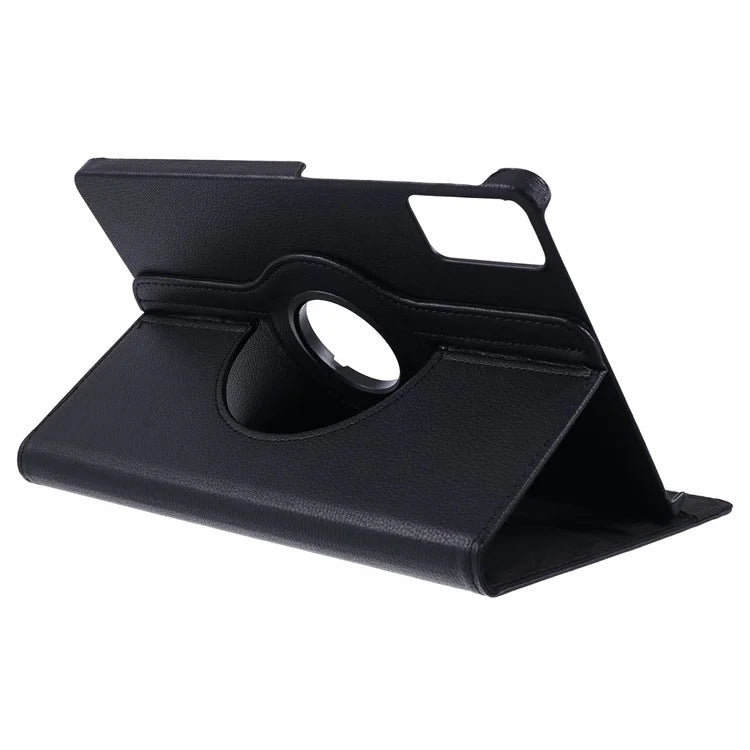 For Xiaomi Redmi Pad SE Case Litchi Texture PU Leather Protective Tablet Cover with Elastic Band