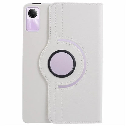 For Xiaomi Redmi Pad SE Case Litchi Texture PU Leather Protective Tablet Cover with Elastic Band