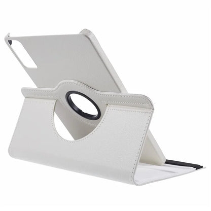 For Xiaomi Redmi Pad SE Case Litchi Texture PU Leather Protective Tablet Cover with Elastic Band