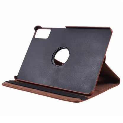 For Xiaomi Redmi Pad SE Case Litchi Texture PU Leather Protective Tablet Cover with Elastic Band