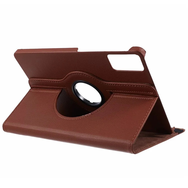 For Xiaomi Redmi Pad SE Case Litchi Texture PU Leather Protective Tablet Cover with Elastic Band