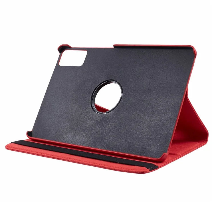 For Xiaomi Redmi Pad SE Case Litchi Texture PU Leather Protective Tablet Cover with Elastic Band