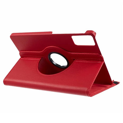 For Xiaomi Redmi Pad SE Case Litchi Texture PU Leather Protective Tablet Cover with Elastic Band