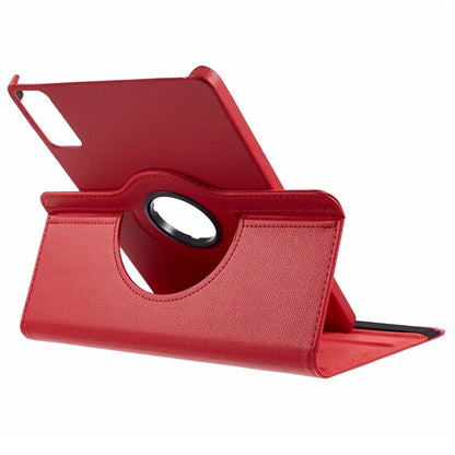 For Xiaomi Redmi Pad SE Case Litchi Texture PU Leather Protective Tablet Cover with Elastic Band