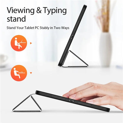 DUX DUCIS Domo Series for Xiaomi Pad 6 Max 14 Leather Business Cover Tri-fold Stand Smart Tablet Case