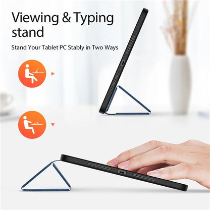 DUX DUCIS Domo Series for Xiaomi Pad 6 Max 14 Leather Business Cover Tri-fold Stand Smart Tablet Case