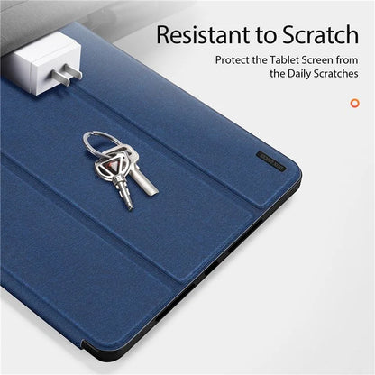 DUX DUCIS Domo Series for Xiaomi Pad 6 Max 14 Leather Business Cover Tri-fold Stand Smart Tablet Case