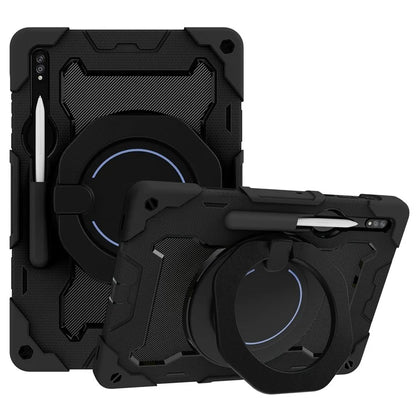 For Samsung Galaxy Tab S9+ Case PC+Silicone Tablet Protective Cover with Kickstand