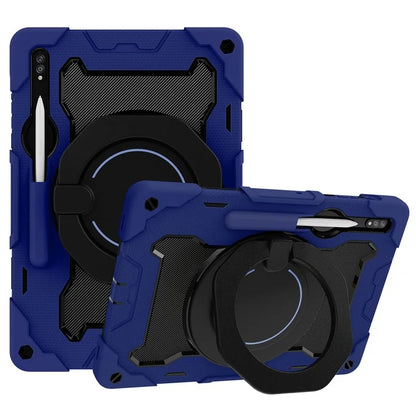 For Samsung Galaxy Tab S9+ Case PC+Silicone Tablet Protective Cover with Kickstand