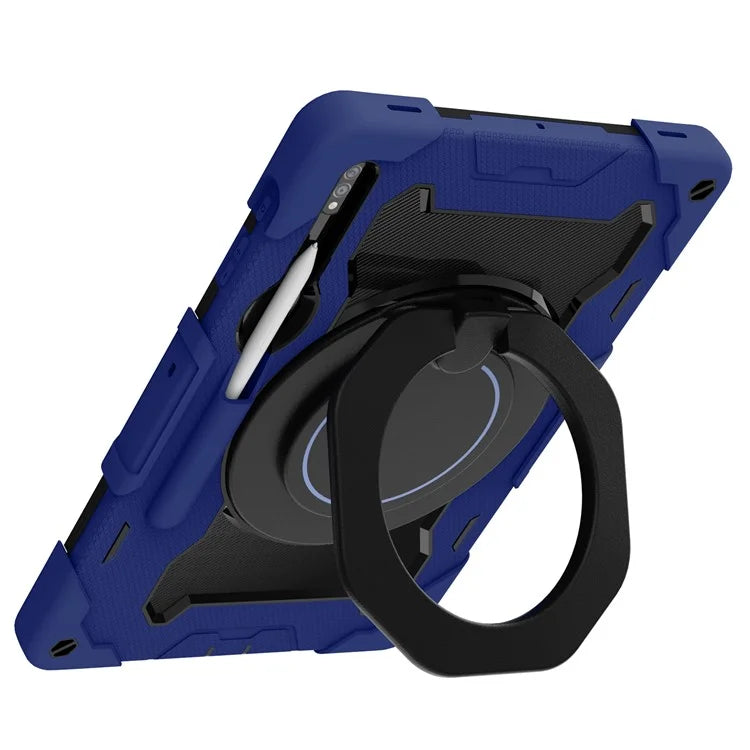 For Samsung Galaxy Tab S9+ Case PC+Silicone Tablet Protective Cover with Kickstand