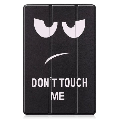For Samsung Galaxy Tab S9 FE Case Pattern Printing Trifold Stand Tablet Cover