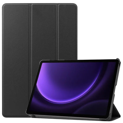 For Samsung Galaxy Tab S9 FE Case Tri-fold Stand PU Leather Tablet Cover