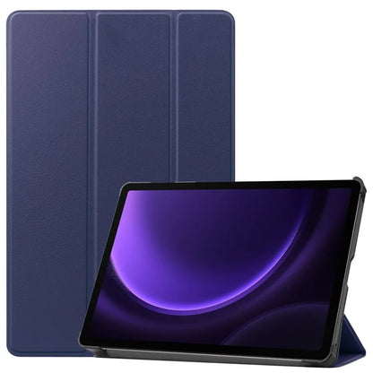 For Samsung Galaxy Tab S9 FE Case Tri-fold Stand PU Leather Tablet Cover