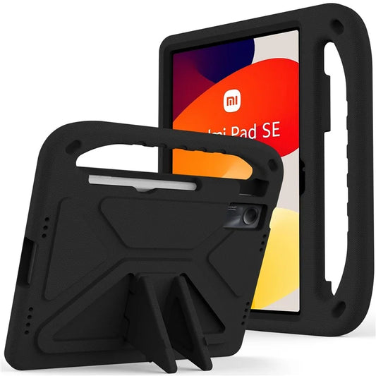 For Xiaomi Redmi Pad SE Case Hand Grip Anti-drop EVA Tablet Kickstand Cover