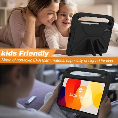 For Xiaomi Redmi Pad SE Case Hand Grip Anti-drop EVA Tablet Kickstand Cover