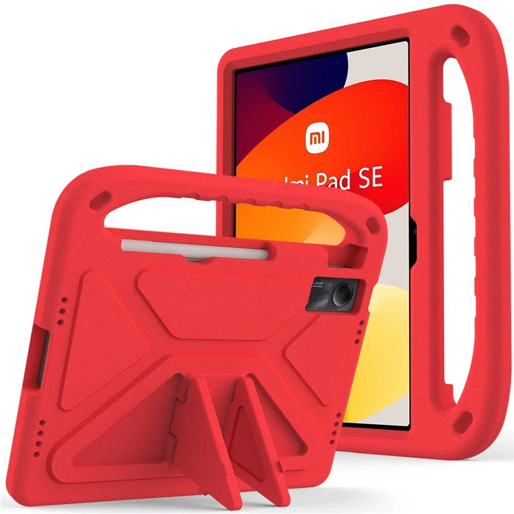 For Xiaomi Redmi Pad SE Case Hand Grip Anti-drop EVA Tablet Kickstand Cover
