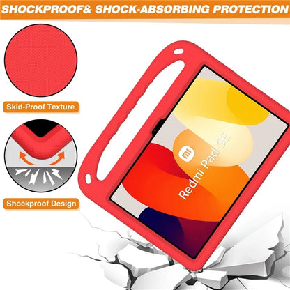 For Xiaomi Redmi Pad SE Case Hand Grip Anti-drop EVA Tablet Kickstand Cover
