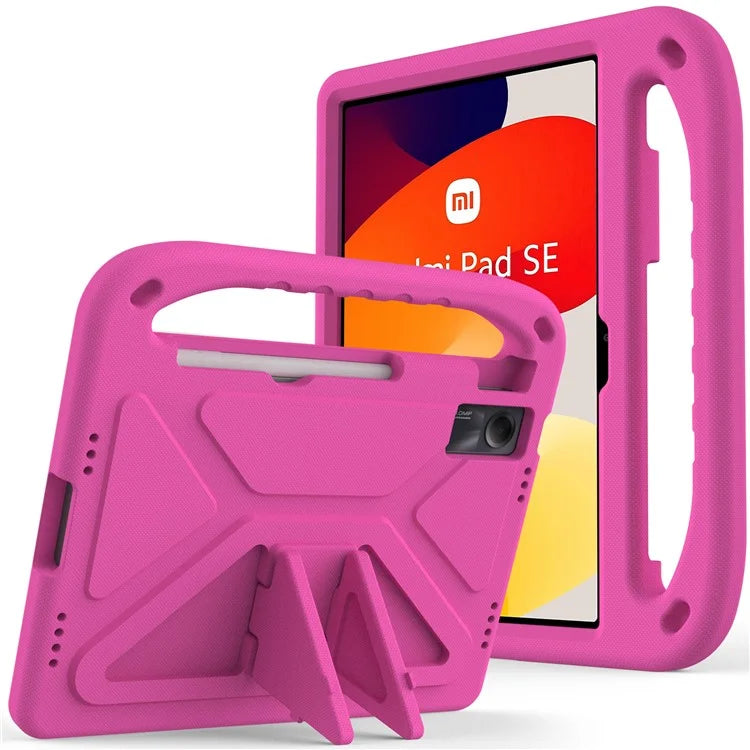 For Xiaomi Redmi Pad SE Case Hand Grip Anti-drop EVA Tablet Kickstand Cover