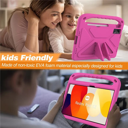 For Xiaomi Redmi Pad SE Case Hand Grip Anti-drop EVA Tablet Kickstand Cover