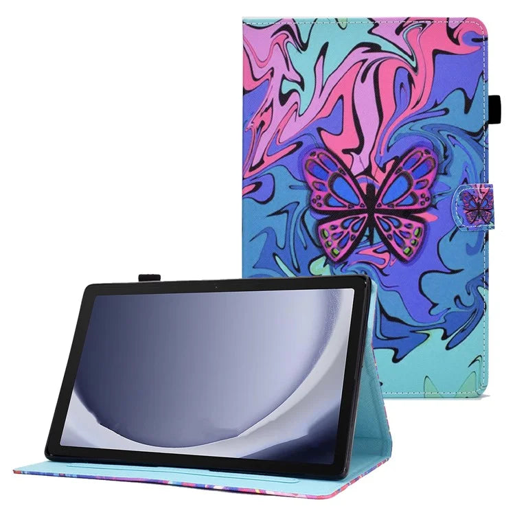 For Samsung Galaxy Tab A9 Case A7 PU Leather Tablet Cover with Card Holder