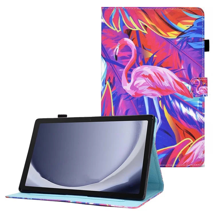 For Samsung Galaxy Tab A9 Case A7 PU Leather Tablet Cover with Card Holder