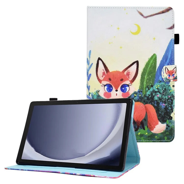 For Samsung Galaxy Tab A9 Case A7 PU Leather Tablet Cover with Card Holder