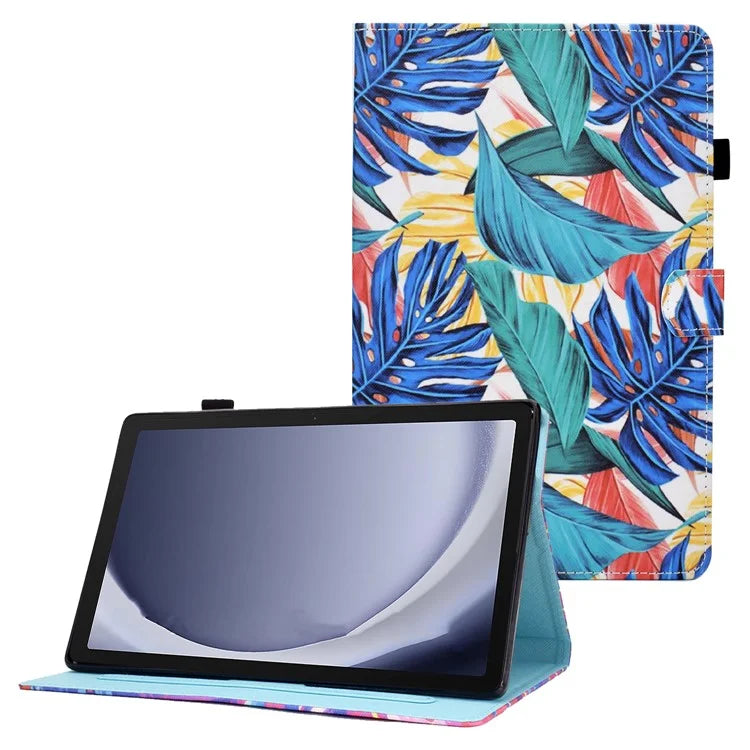For Samsung Galaxy Tab A9 Case A7 PU Leather Tablet Cover with Card Holder
