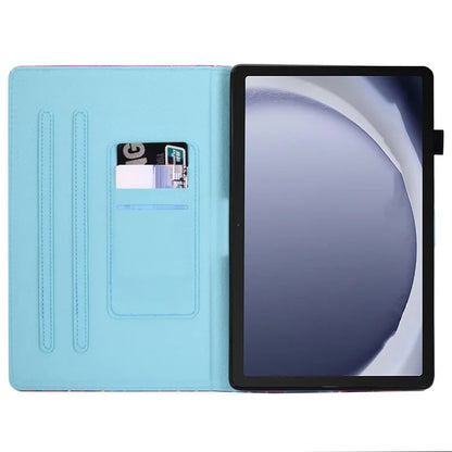 For Samsung Galaxy Tab A9 Case A7 PU Leather Tablet Cover with Card Holder