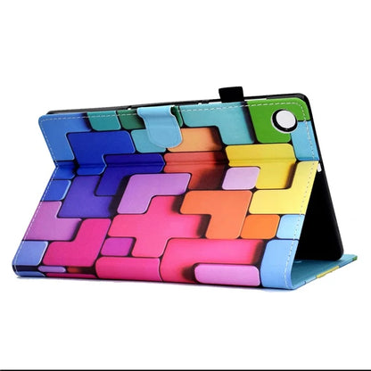 For Samsung Galaxy Tab A9 Case A7 PU Leather Tablet Cover with Card Holder