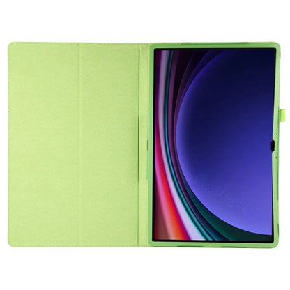 For Samsung Galaxy Tab S9 Ultra Case PU Leather Tablet Cover with Bi-fold Stand