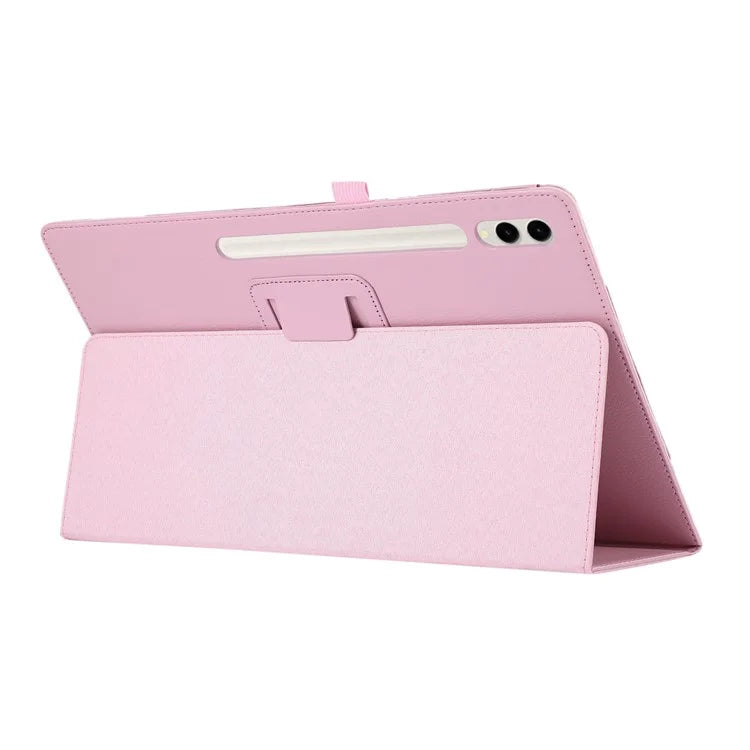 For Samsung Galaxy Tab S9 Ultra Case PU Leather Tablet Cover with Bi-fold Stand