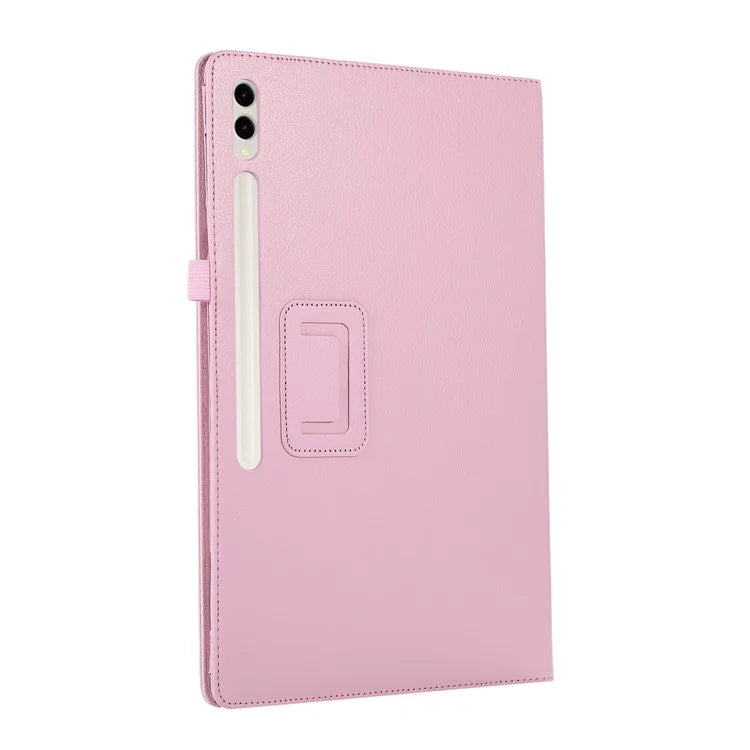 For Samsung Galaxy Tab S9 Ultra Case PU Leather Tablet Cover with Bi-fold Stand