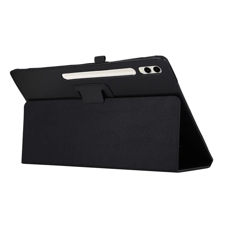For Samsung Galaxy Tab S9 Ultra Case PU Leather Tablet Cover with Bi-fold Stand