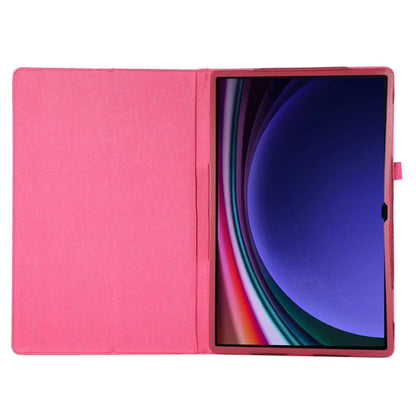 For Samsung Galaxy Tab S9 Ultra Case PU Leather Tablet Cover with Bi-fold Stand