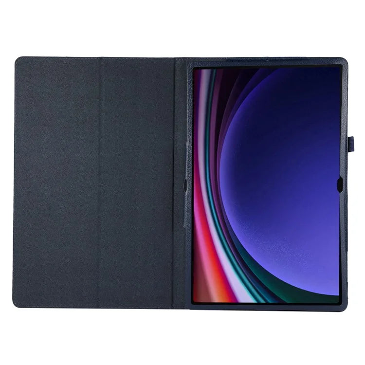 For Samsung Galaxy Tab S9 Ultra Case PU Leather Tablet Cover with Bi-fold Stand