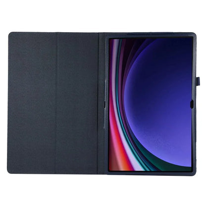 For Samsung Galaxy Tab S9 Ultra Case PU Leather Tablet Cover with Bi-fold Stand