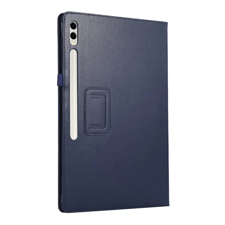 For Samsung Galaxy Tab S9 Ultra Case PU Leather Tablet Cover with Bi-fold Stand