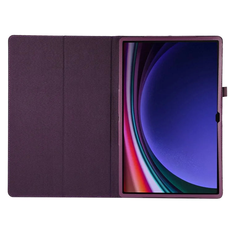 For Samsung Galaxy Tab S9 Ultra Case PU Leather Tablet Cover with Bi-fold Stand