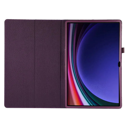 For Samsung Galaxy Tab S9 Ultra Case PU Leather Tablet Cover with Bi-fold Stand