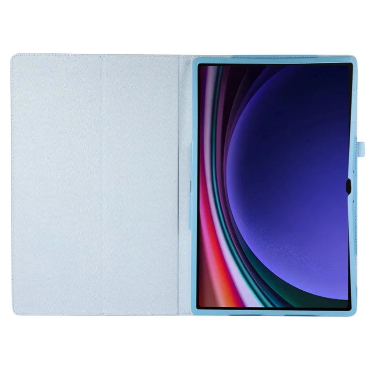 For Samsung Galaxy Tab S9 Ultra Case PU Leather Tablet Cover with Bi-fold Stand