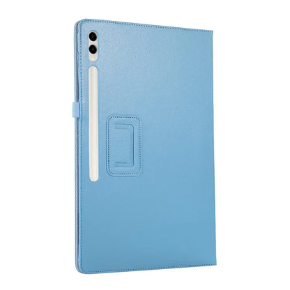 For Samsung Galaxy Tab S9 Ultra Case PU Leather Tablet Cover with Bi-fold Stand