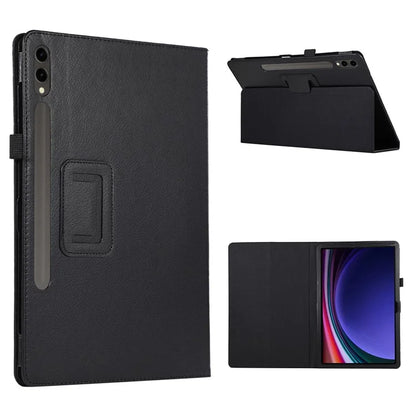 For Samsung Galaxy Tab S9+ Leather Case Bi-fold Stand Tablet Protective Cover
