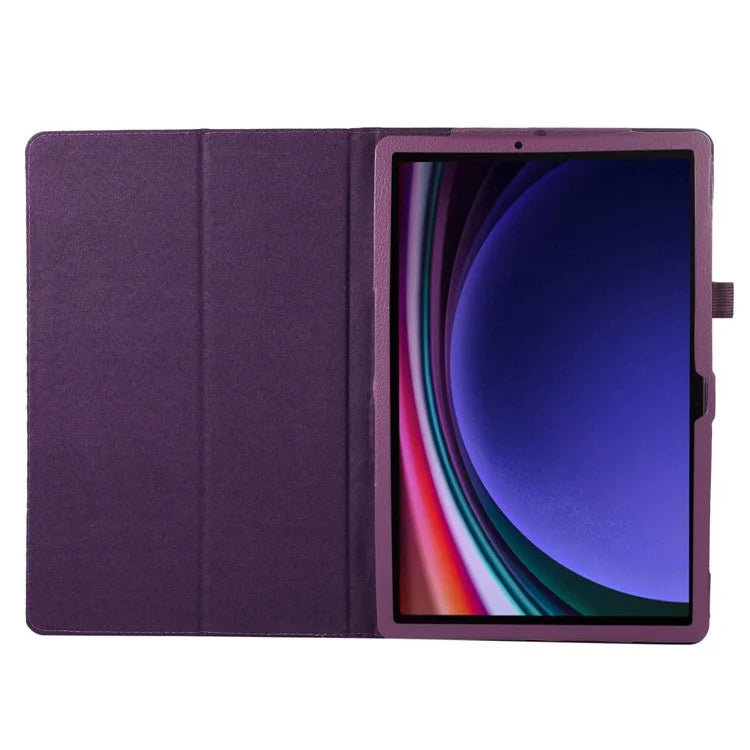 For Samsung Galaxy Tab S9+ Leather Case Bi-fold Stand Tablet Protective Cover